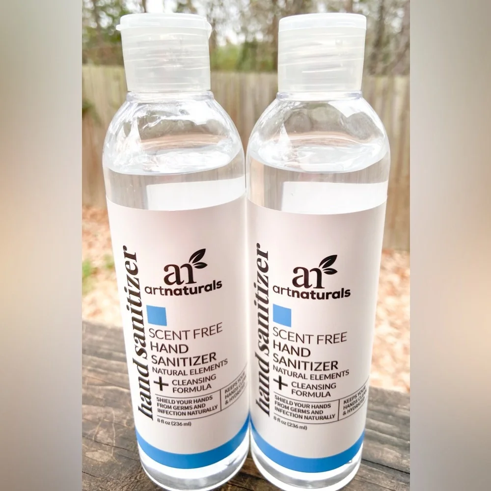 2 Bottles of 8oz. Hand Sanitizer NWOT Unopened. Art Natutals Germ Gel Sanitizer